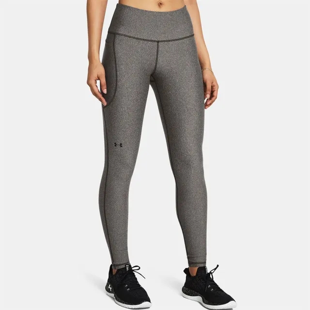 Women's  Under Armour  Tech Leggings Charcoal Light Heather / Black L
