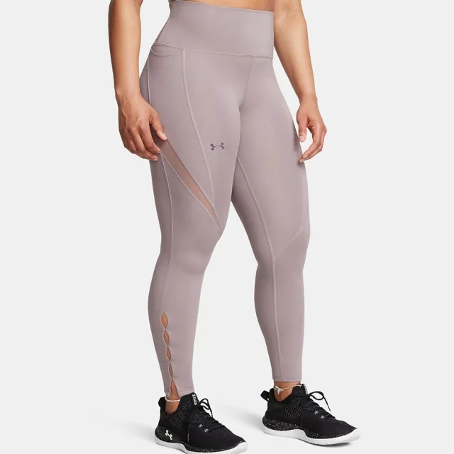 Women's  Under Armour  Vanish Elite Vent Ankle Leggings Tetra Gray / Iridescent XL