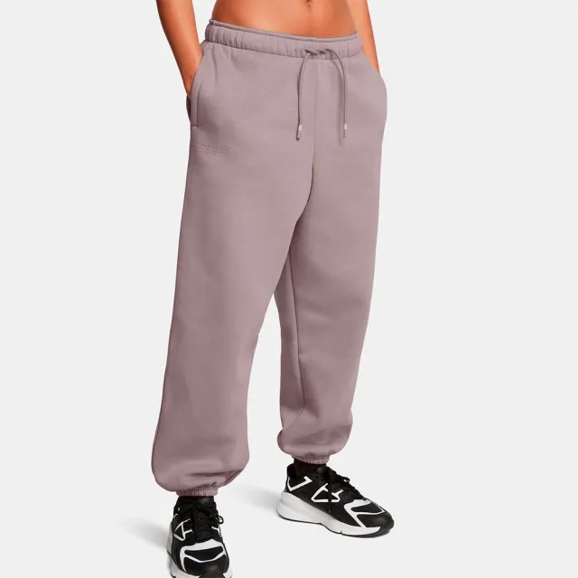 Women's  Under Armour  Icon Fleece Oversized Wordmark Pants Tetra Gray / Tetra Gray XS