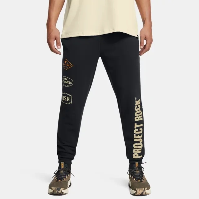 Under Armour Men's Project Rock Heavyweight Tools Of The Trade Pants Black / Silt XXL