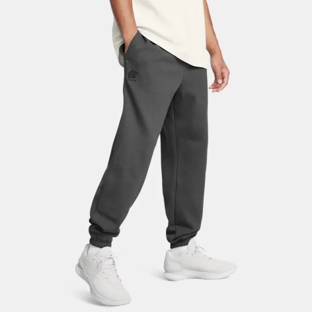 Under Armour Men's Curry Splash Joggers Castlerock Full Heather / Black L
