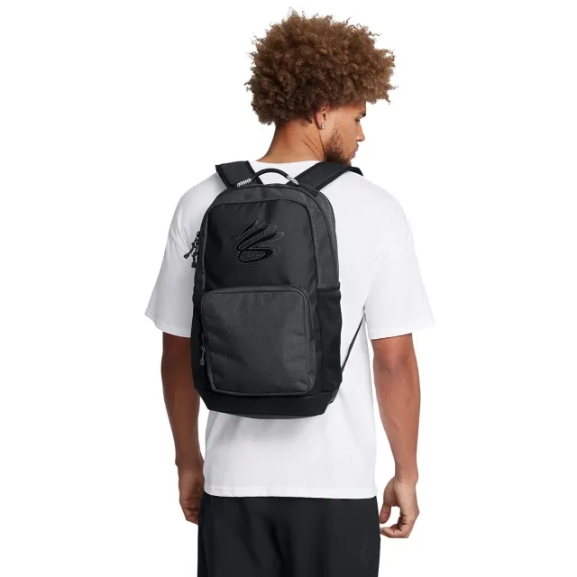 Under Armour Curry Splash Backpack Black / Jet Gray Full Heather / Black OSFM