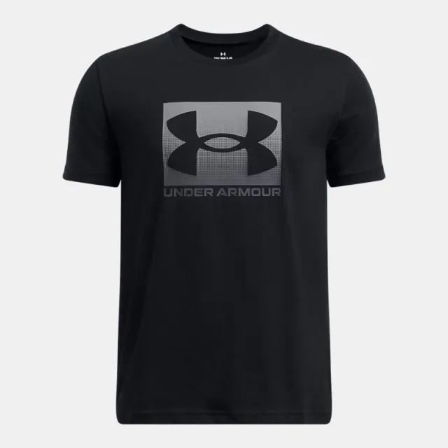 Boys'  Under Armour  Boxed Sports Short Sleeve Black / Pitch Gray YXS (48 - 50 in)