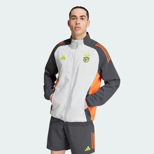 Benfica Presentation Jacket (Grey) 2024-2025 Men's Made By: Adidas