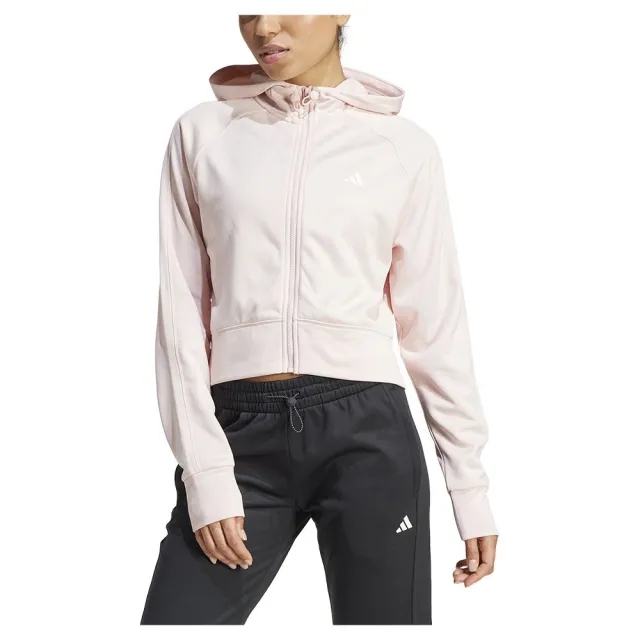 Adidas Aeroready Game And Go Fleece Tracksuit Jacket  - Beige
