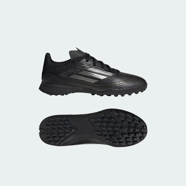 Adidas F50 League Tf Dark Spark - Core Black/Iron Metal/Gold Metallic Kids - ['Black']