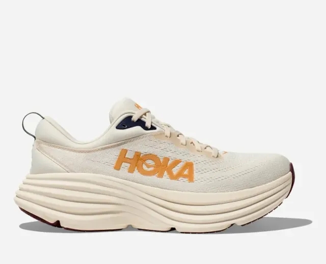 HOKA ONE ONE M Bondi 8 Oat Milk/Alabaster