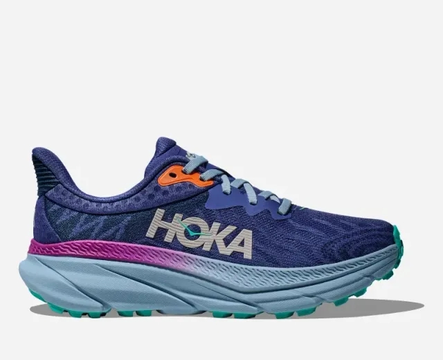 Hoka One One HOKA Women's Challenger 7 Road Running Shoes in Evening Sky/Drizzle