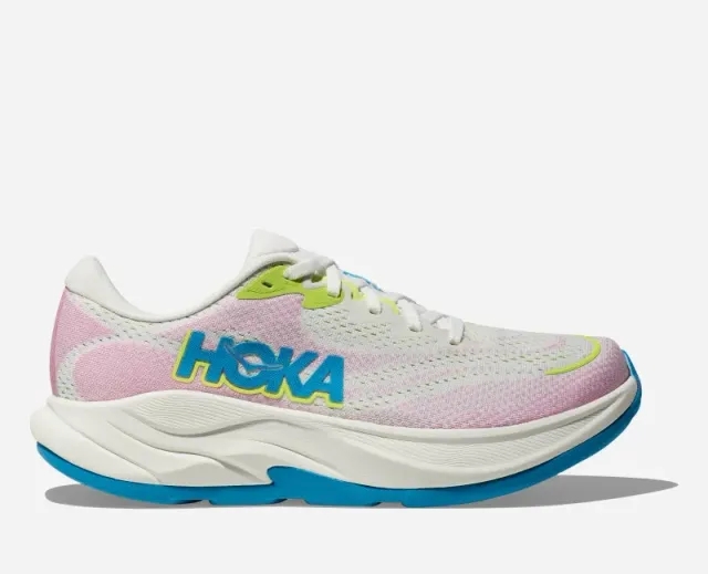 Hoka One One HOKA Women's Rincon 4 Road Running Shoes in Frost/Pink Twilight