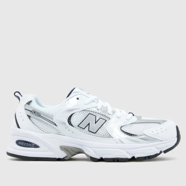 New Balance Older Kids 530 Trainers in White/Black
