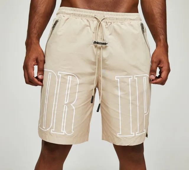 Dripmade Trick Woven Short - Beige - Size L - Beige