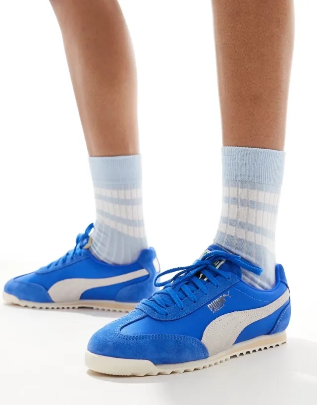 Puma Arizona Nylon Sneaker - Bluemazing-Frosted Ivory