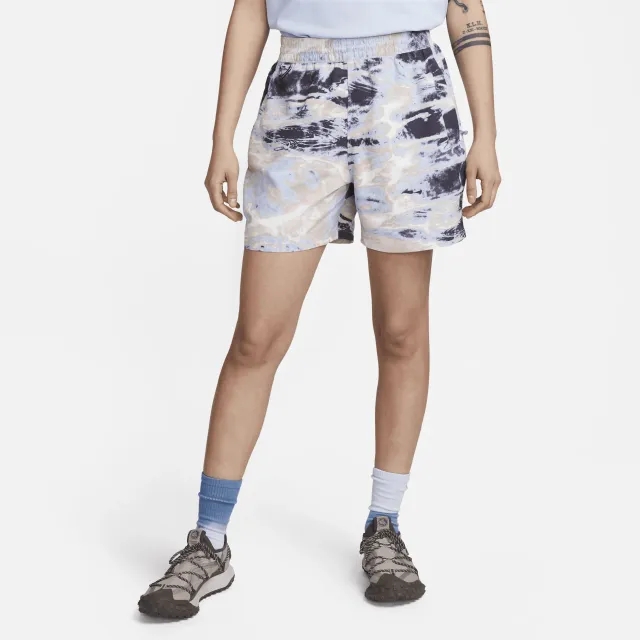 Nike ACG Women's Printed Shorts - Grey - Nylon
