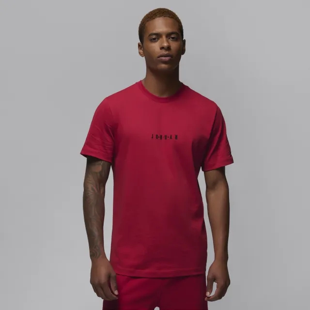 Nike Jordan Air Men's T-Shirt - Red - Cotton