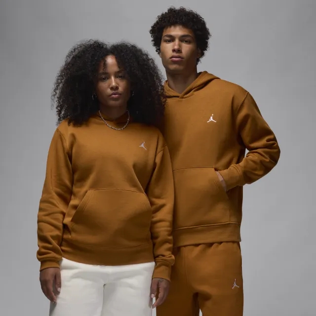 Nike Jordan Jordan Brooklyn Fleece Hoodie In Brown