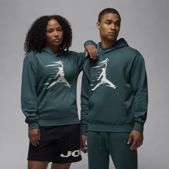 Nike Jordan Jordan MVP Men's Fleece Pullover Hoodie - Green - Cotton/Polyester