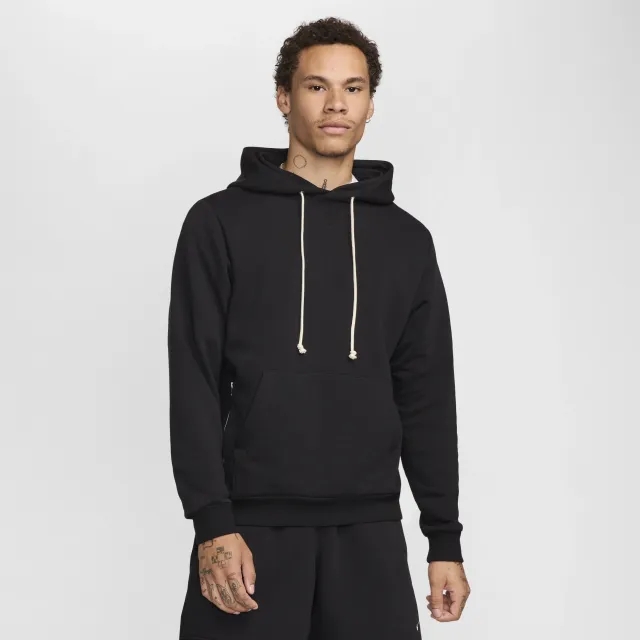 Nike Standard Issue Men's Dri-FIT Pullover Basketball Hoodie - Black - Polyester/Cotton