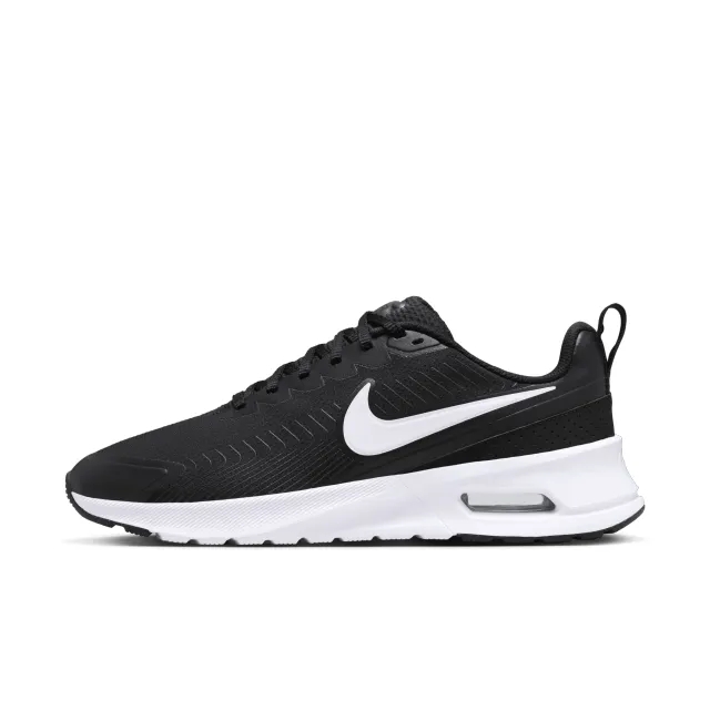 Nike Mens Running Trainers Air Max Nuaxis Lace Up black Textile