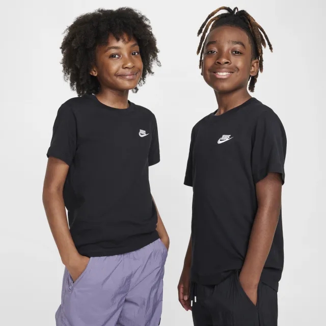 Nike Older Kids Futura T-Shirt in Black