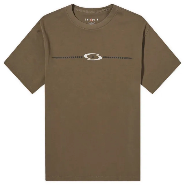 Nike Jordan Jordan X Travis Scott Tee Men Shortsleeves Brown