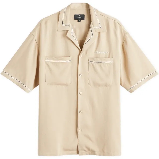 Represent Men's Resort Shirt Latte