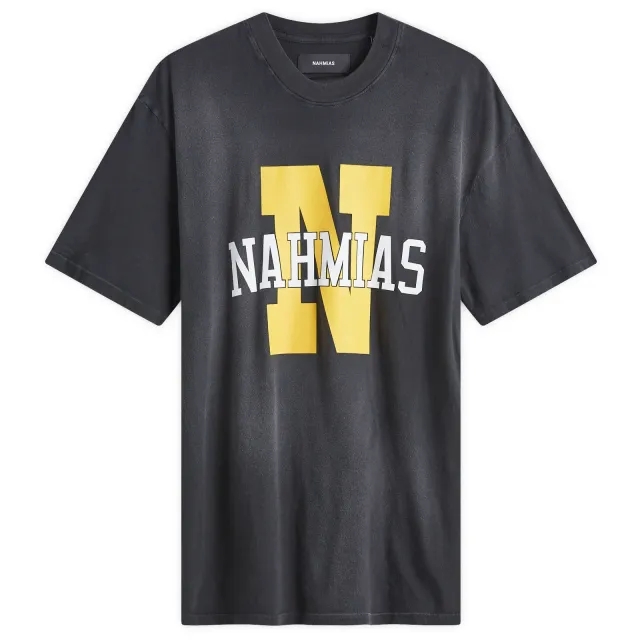 Nahmias Men's Teams T-Shirt Sunfade Black