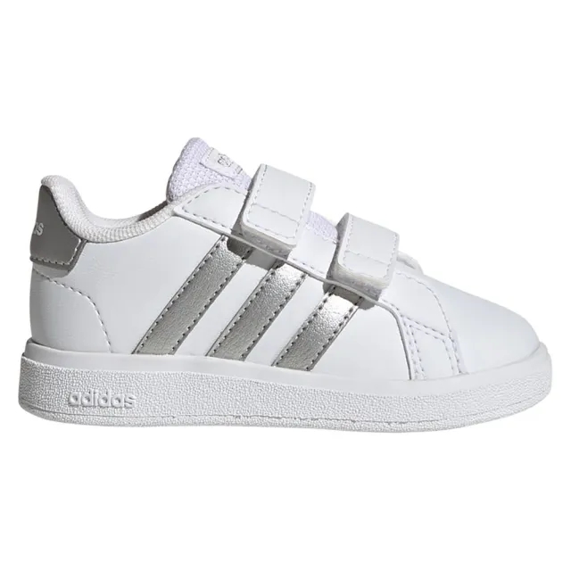 adidas Baby Shoes Grand Court 2.0 - White/Silver