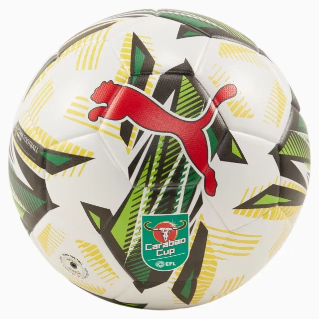 PUMA Orbita 3 Carabao Cup Football (Fifa Quality), White/Multicolor