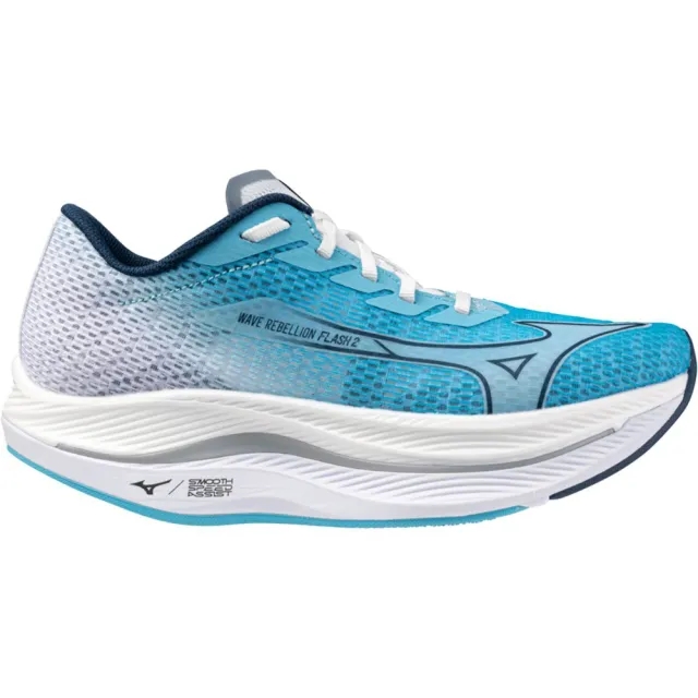 Mizuno Wave Rebellion Flash 2 Competition Running Shoe Women - Turquoise, Blue