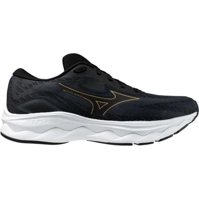 Mizuno Wave Serene Neutral Running Shoe Men - Black, Gold