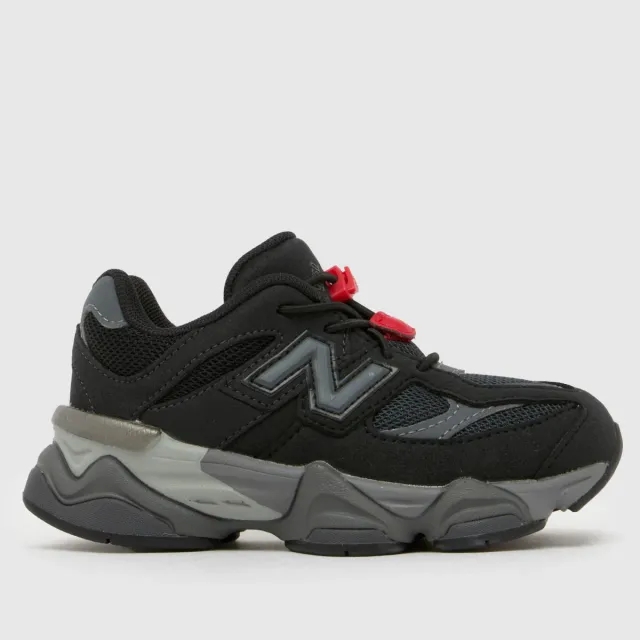 New Balance Nursery 9060 Trainer - Black - Size 7 - Black