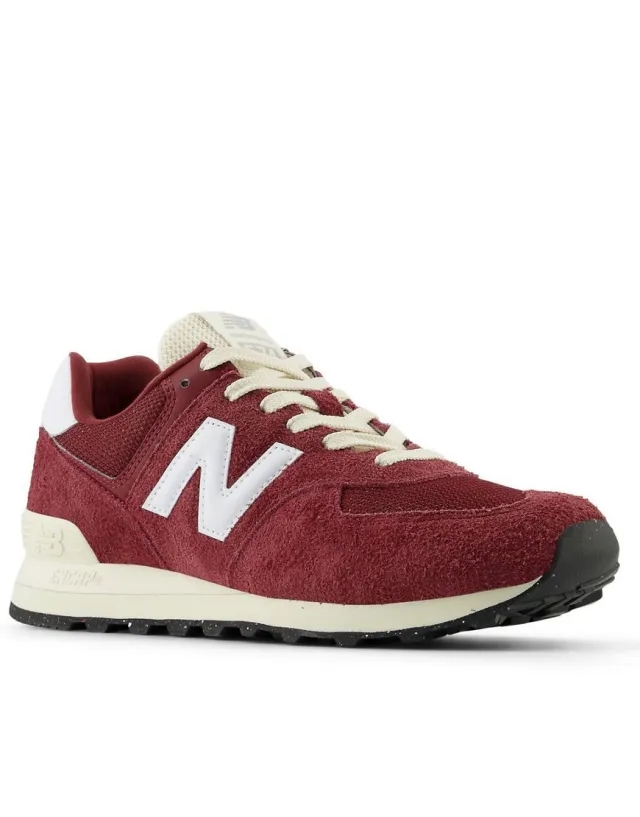 New Balance 574 Suede - Red