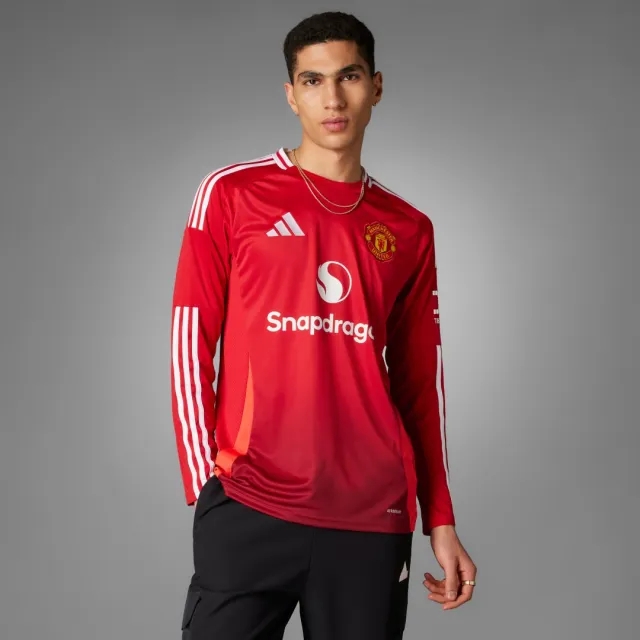 adidas Manchester United Mens LS Home Shirt 2024/25