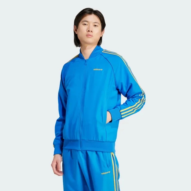 Adidas Originals Sst Track Top In Blue