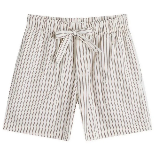 Tekla Fabrics Men's Sleep Shorts Hopper Stripe