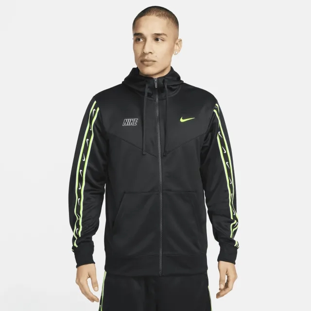 Nike - Black Sportswear Repeat Sweatshirt