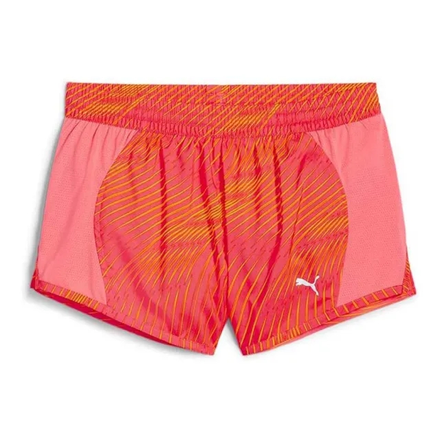 Puma Womens Favourite Velocity 3 Printed Woven Running Shorts - Pink