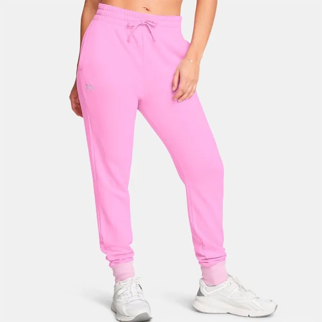 Women's  Under Armour  Rival Fleece Joggers Stellar Pink / White L
