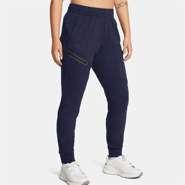 Women's  Under Armour  Unstoppable Fleece Joggers Midnight Navy / Black L