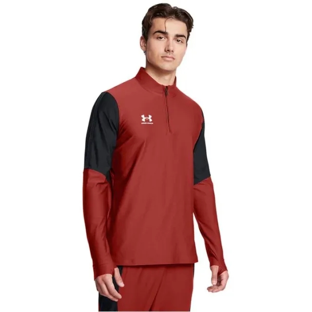 Men's  Under Armour  Challenger Pro ¼ Zip Earthen Orange / White M