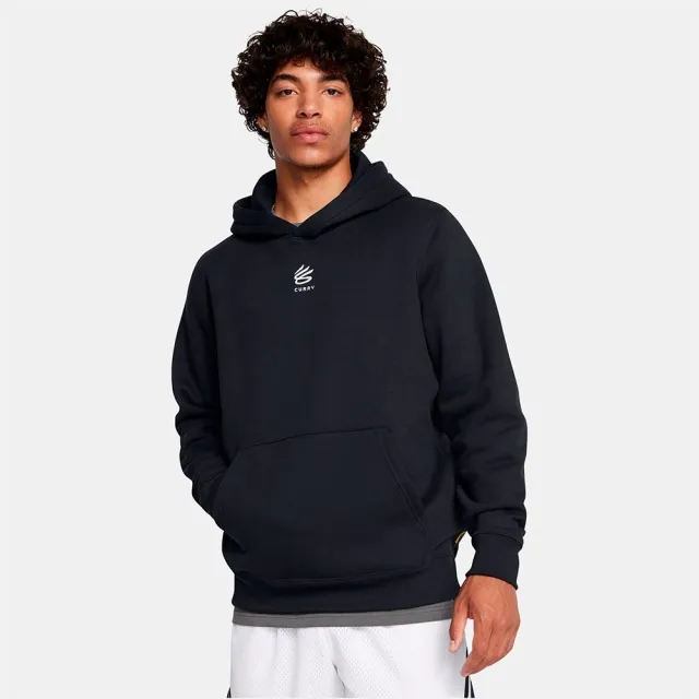 Under Armour Men's Curry Splash Hoodie Black / White Clay XXL