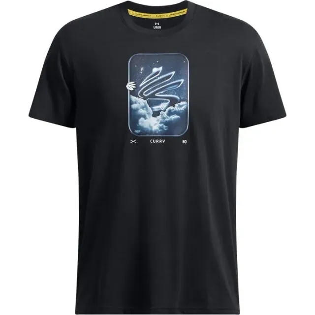 Under Armour Men's Curry Trend Heavyweight T-Shirt Black / White XXL