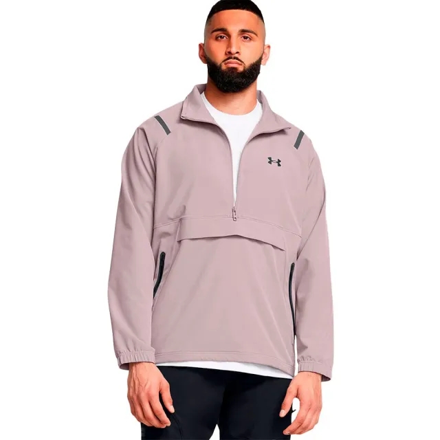 Men's  Under Armour  Unstoppable Left Chest Anorak Tetra Gray / Black XS
