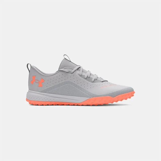 Unisex  Under Armour  Shadow 2 Turf Football Shoes Halo Gray / Flare Orange / Flare Orange 11