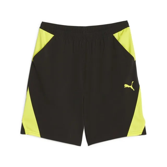 Puma Mens Fit Ultrabreathe 7 Inch Woven Shorts Black/Yellow