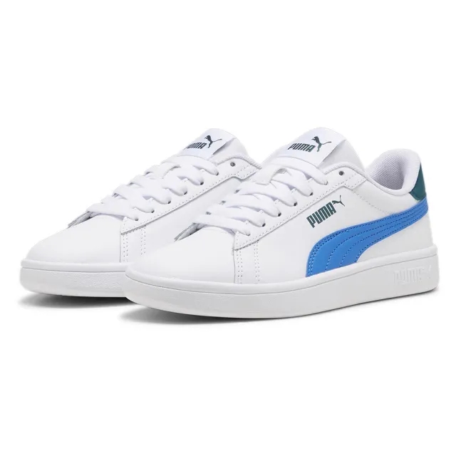 Puma Childrens Unisex Kids Smash 3.0 Leather Sneakers - White