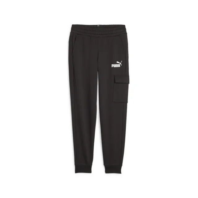 Puma Boys Essentials Fleece Cargo Pants - Black, Black