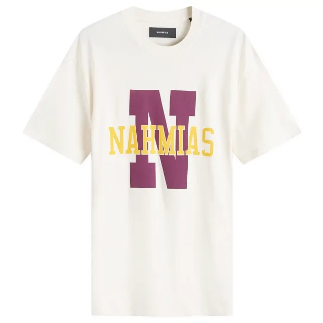Nahmias Men's Teams T-Shirt Antique White