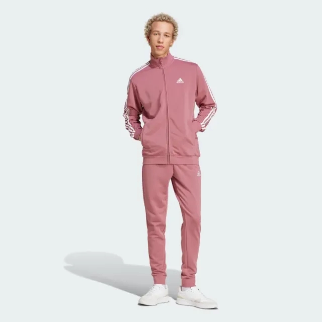 Adidas Basic 3 Stripes French Terry Tracksuit