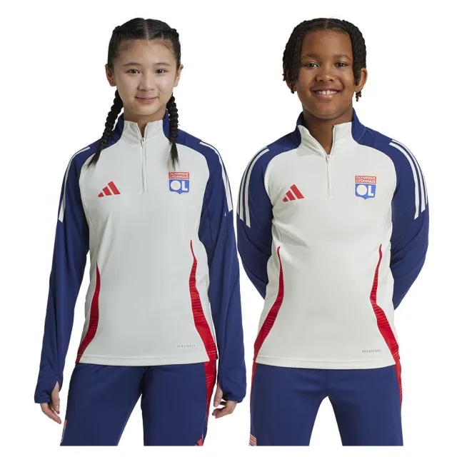 Olympique Lyon adidas Training Top - White - Kids